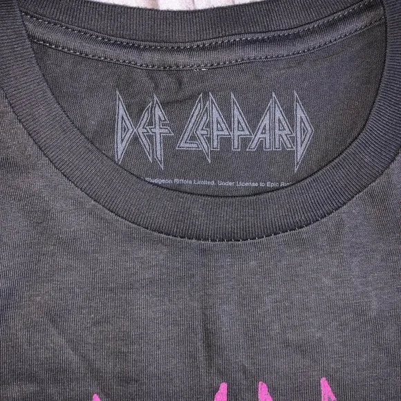 XL Def Leppard Rolled Sleeve T-Shirt New - Picture 6 of 10
